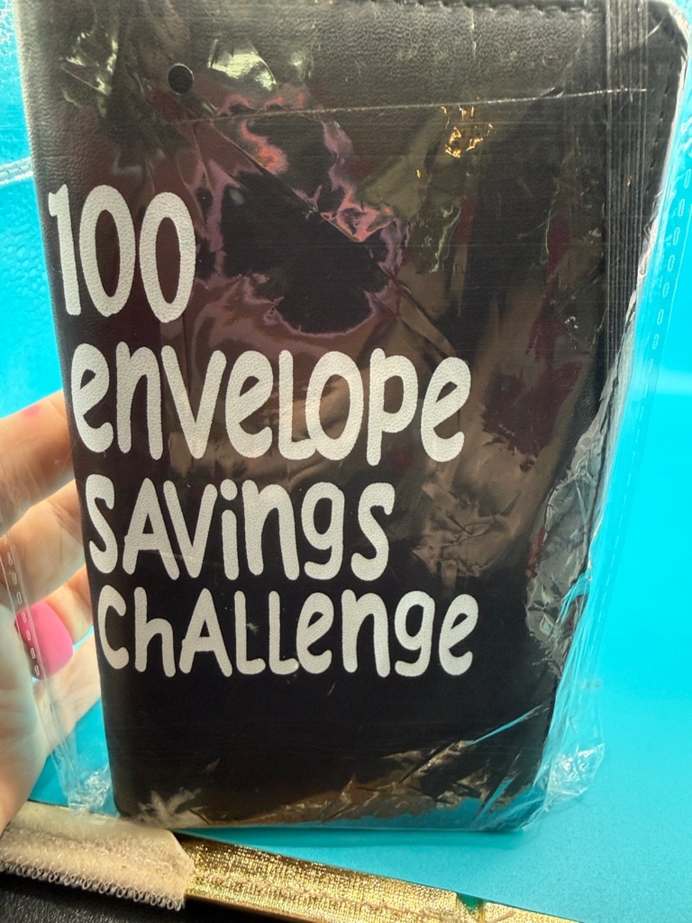 Envelope Savings Challenge Wallet - Black